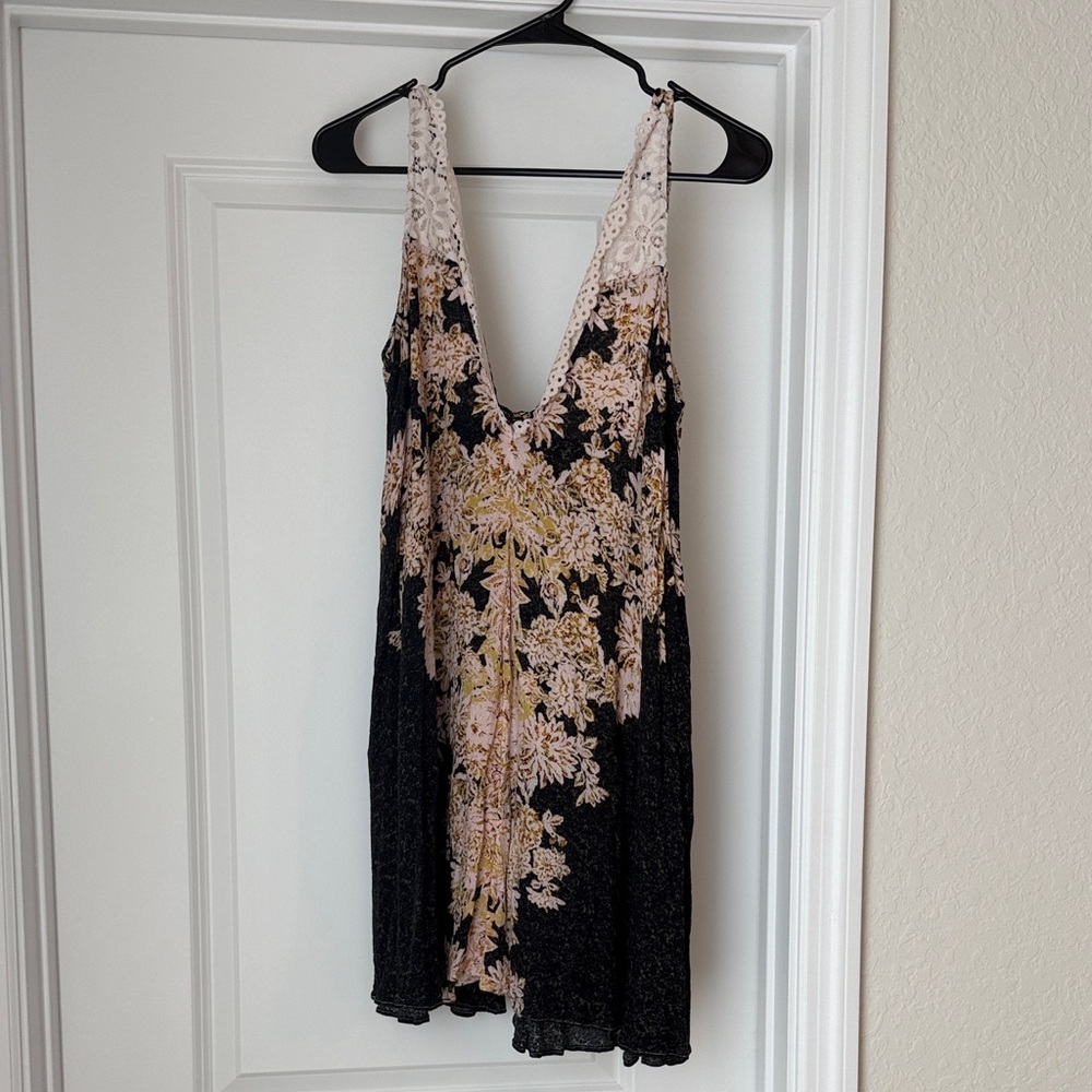 Free People Floral Lace Swim Coverup